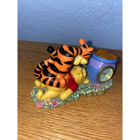 Disney Winnie the Pooh Tigger Miniature Clock Fantasma Friends Forever vintage - Picture 4 of 8